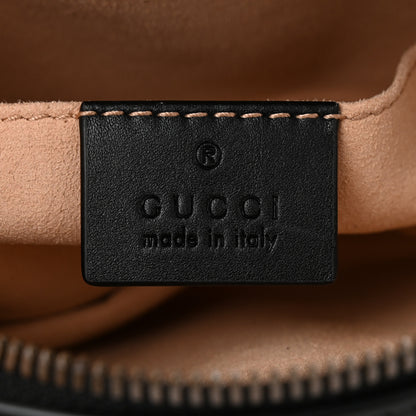 Gucci Calfskin Matelasse GG Marmont Belt Bag 85 34 Black 6 of 10
