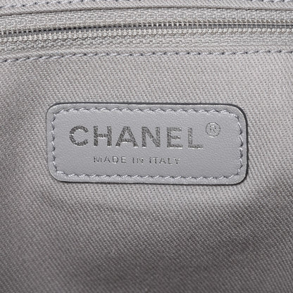 Chanel Glazed Calfskin Small Deauville Tote Black 6 of 7