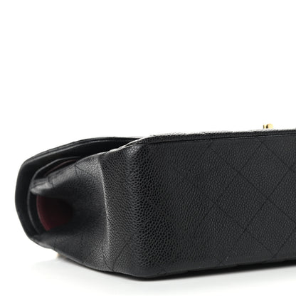 Chanel Caviar Quilted Jumbo Double Flap Black 9 of 15