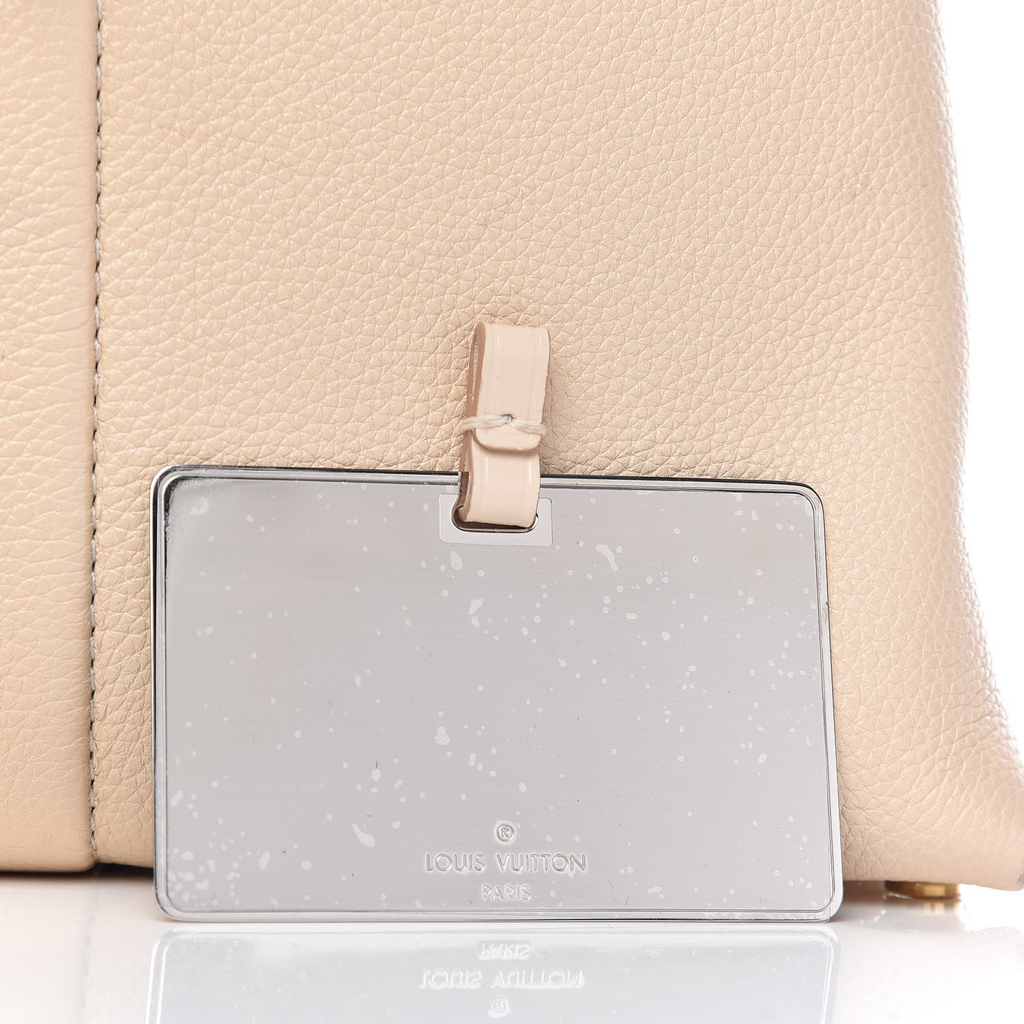 Grained Smooth Calfskin Rose Des Vents PM Creme