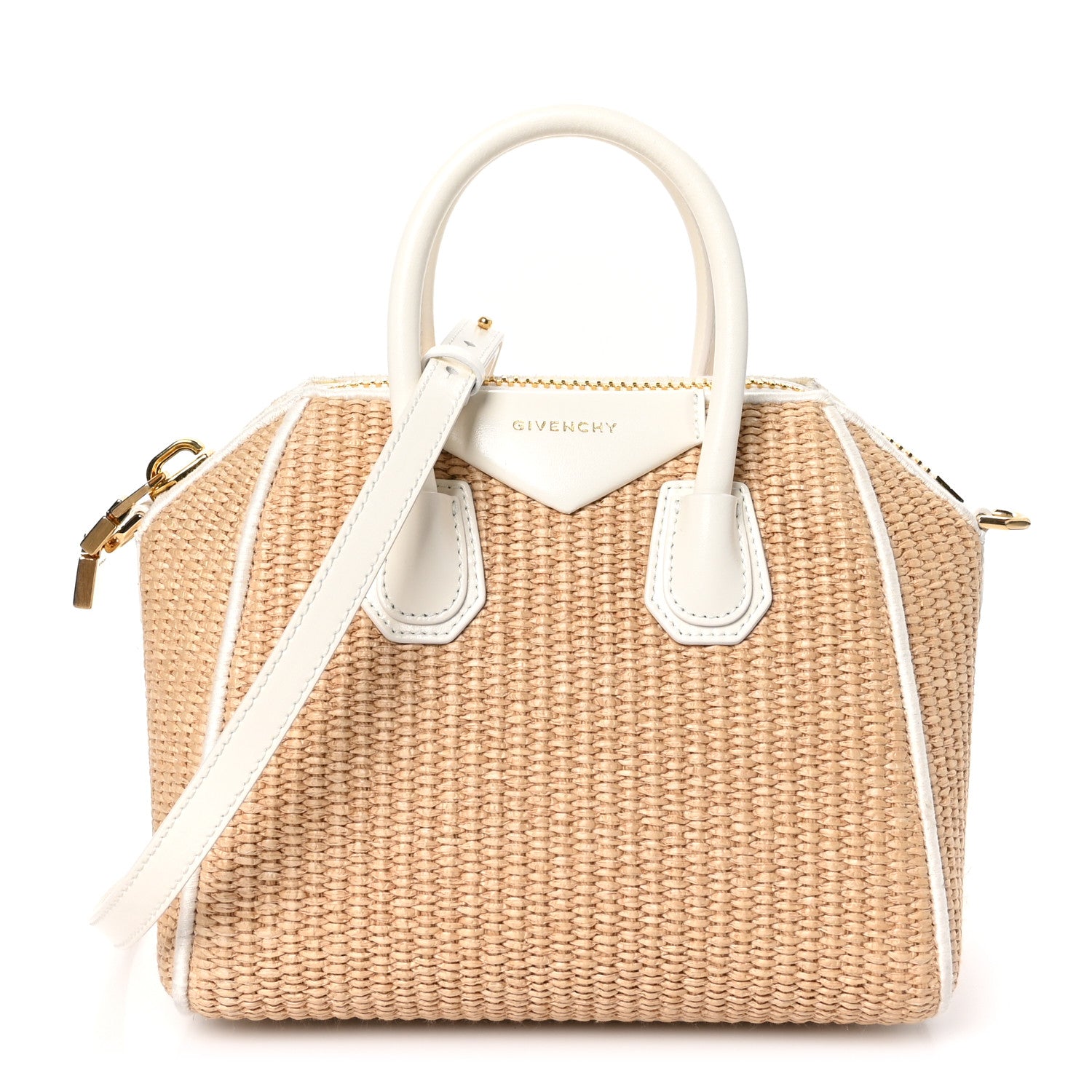 Givenchy Raffia Mini Antigona Natural 1 of 9