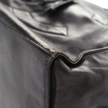 Chanel Lambskin Quilted Drawstring Backpack Black 10 of 21