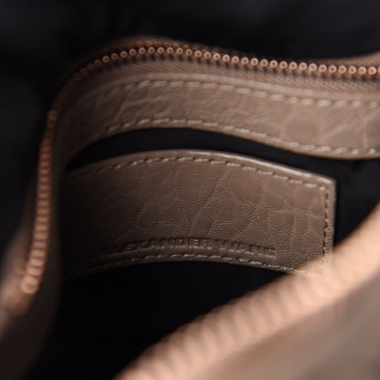 Alexander Wang Pebbled Lambskin Rocco Latte Rose Gold Hardware 9 of 10