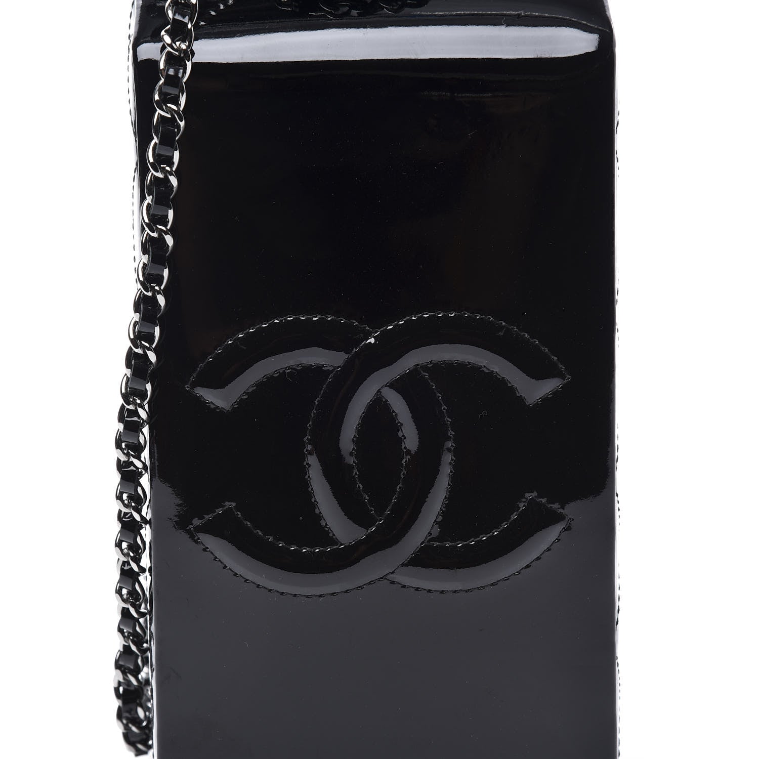 Chanel Patent Milk Carton Bag Black 8 of 8