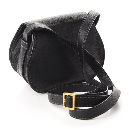 Chloe Calfskin Mini Marcie Round Crossbody Bag Black 3 of 9