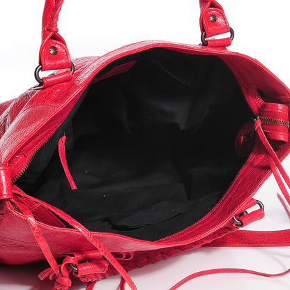 Balenciaga Agneau Classic Hardware Velo Rouge Cardinal 9 of 13