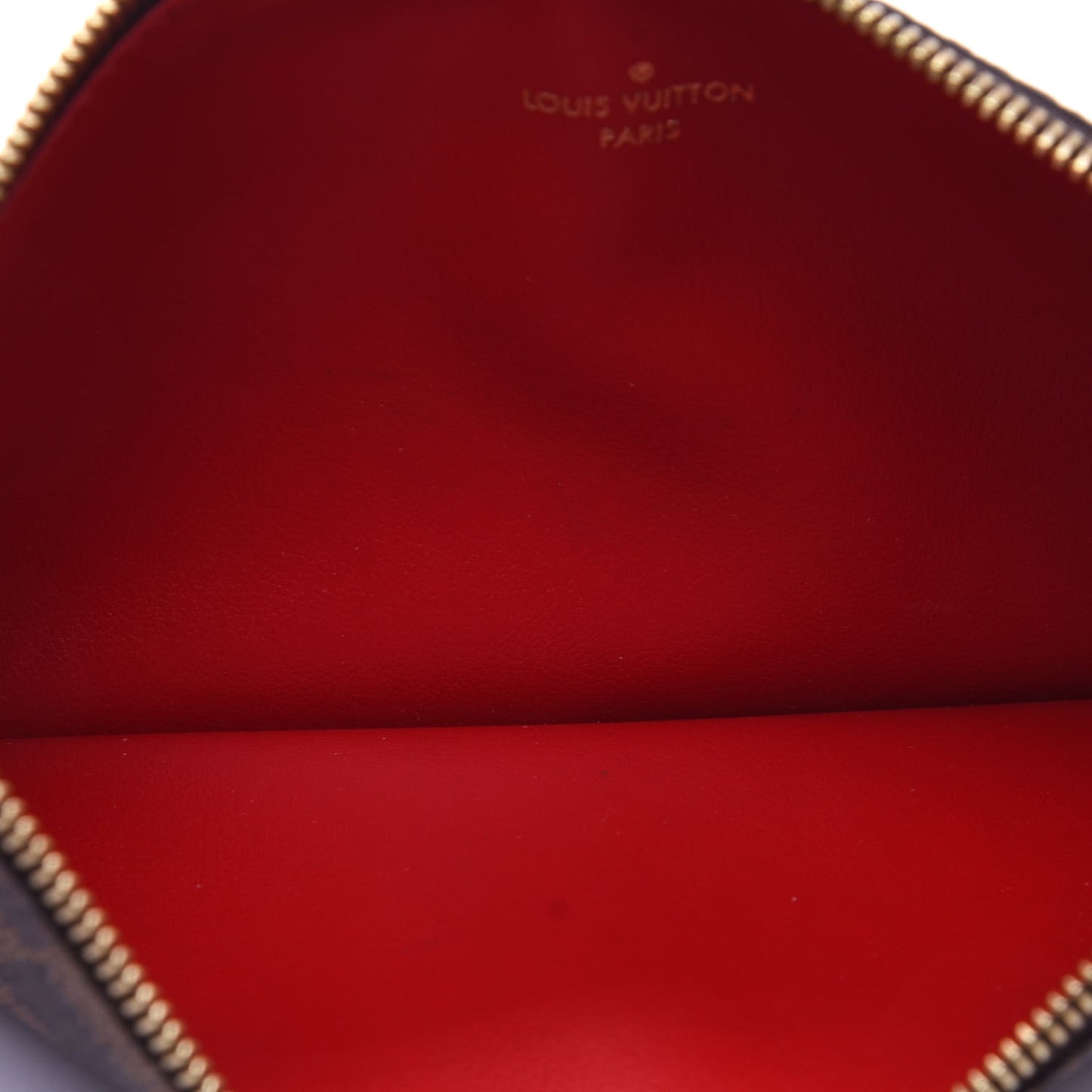 Damier Ebene Felicie Chain Wallet Zippered Insert