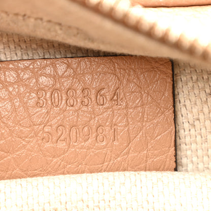 Gucci Pebbled Calfskin Small Soho Disco Bag Camelia 7 of 11