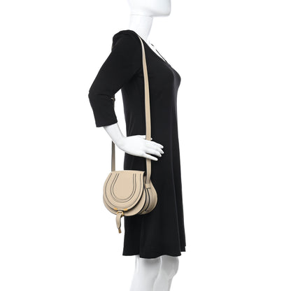 Chloe Calfskin Mini Marcie Round Crossbody Bag Root Beige 2 of 8