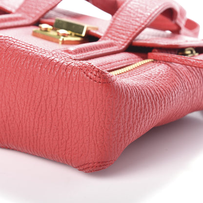 3.1 Phillip Lim 3.1 Textured Calfskin Mini Pashli Satchel Red 9 of 9