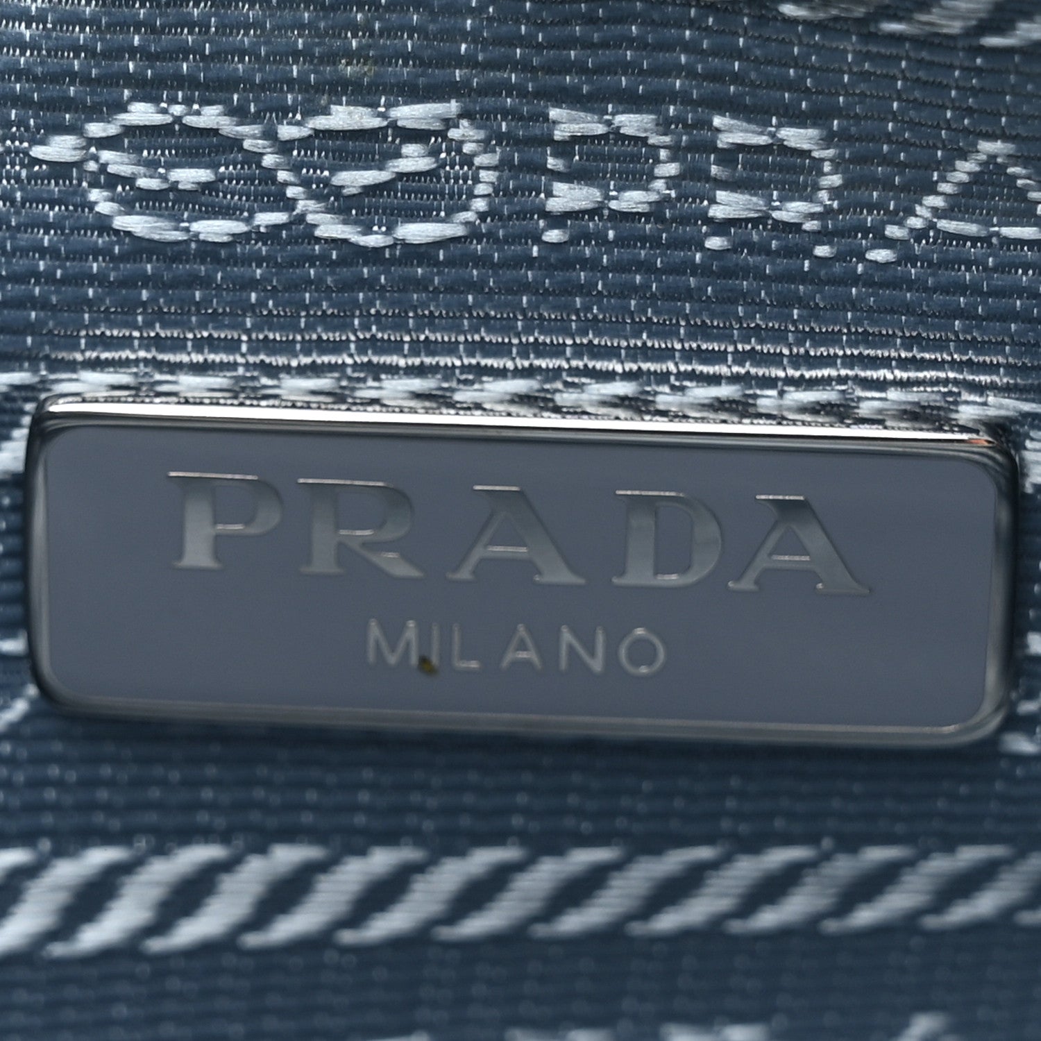 Prada Yarn Raffia Effect Crochet Embroidered Mini Re-Edition 1978 Shoulder Bag Celeste 6 of 10