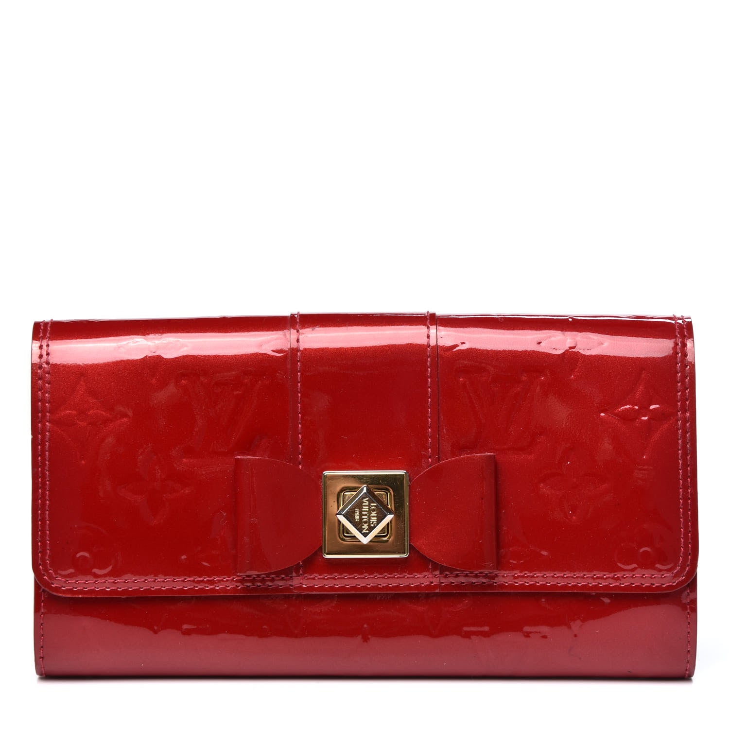 Louis Vuitton Vernis Sarah Noeud Wallet Pomme D'Amour 1 of 10