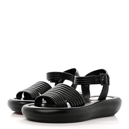 Christian Louboutin Nappa Manolasummer Sandals 36.5 Black 3 of 7