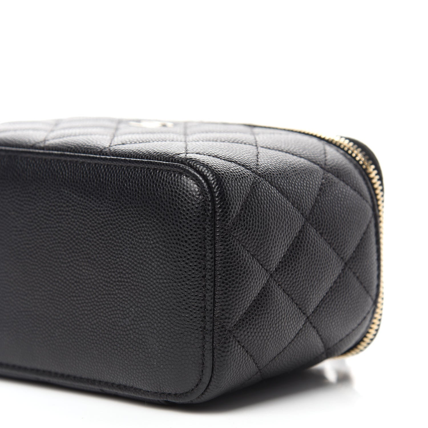 Chanel Caviar Quilted Small Vanity Case With Chain Black 10 of 11