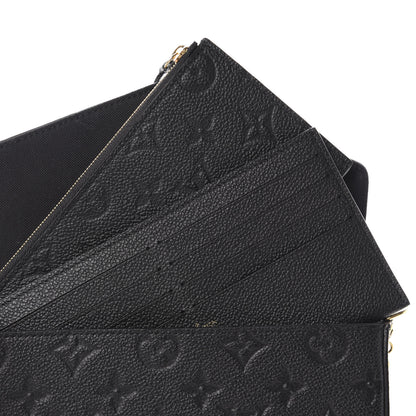 Louis Vuitton Empreinte Pochette Felicie Chain Wallet Black 8 of 12