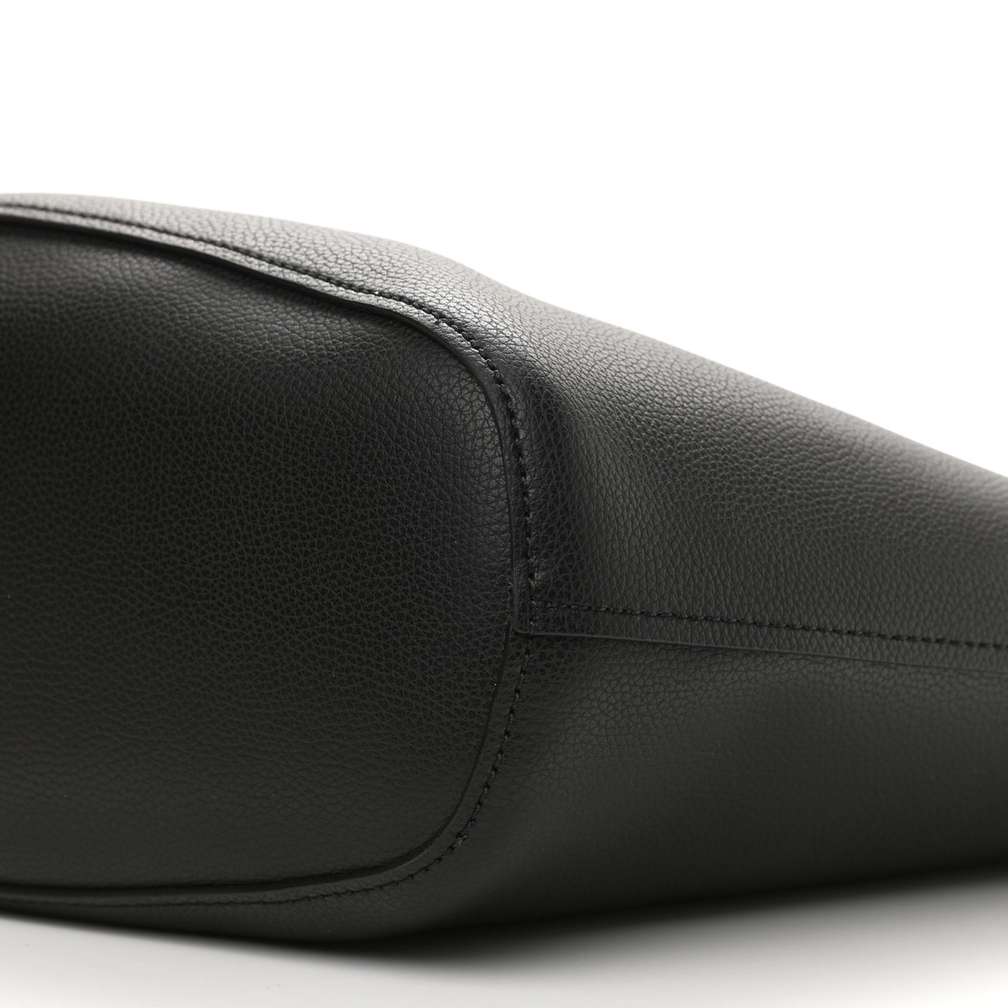 Smooth Grained Calfskin Medium Aby Tote Black