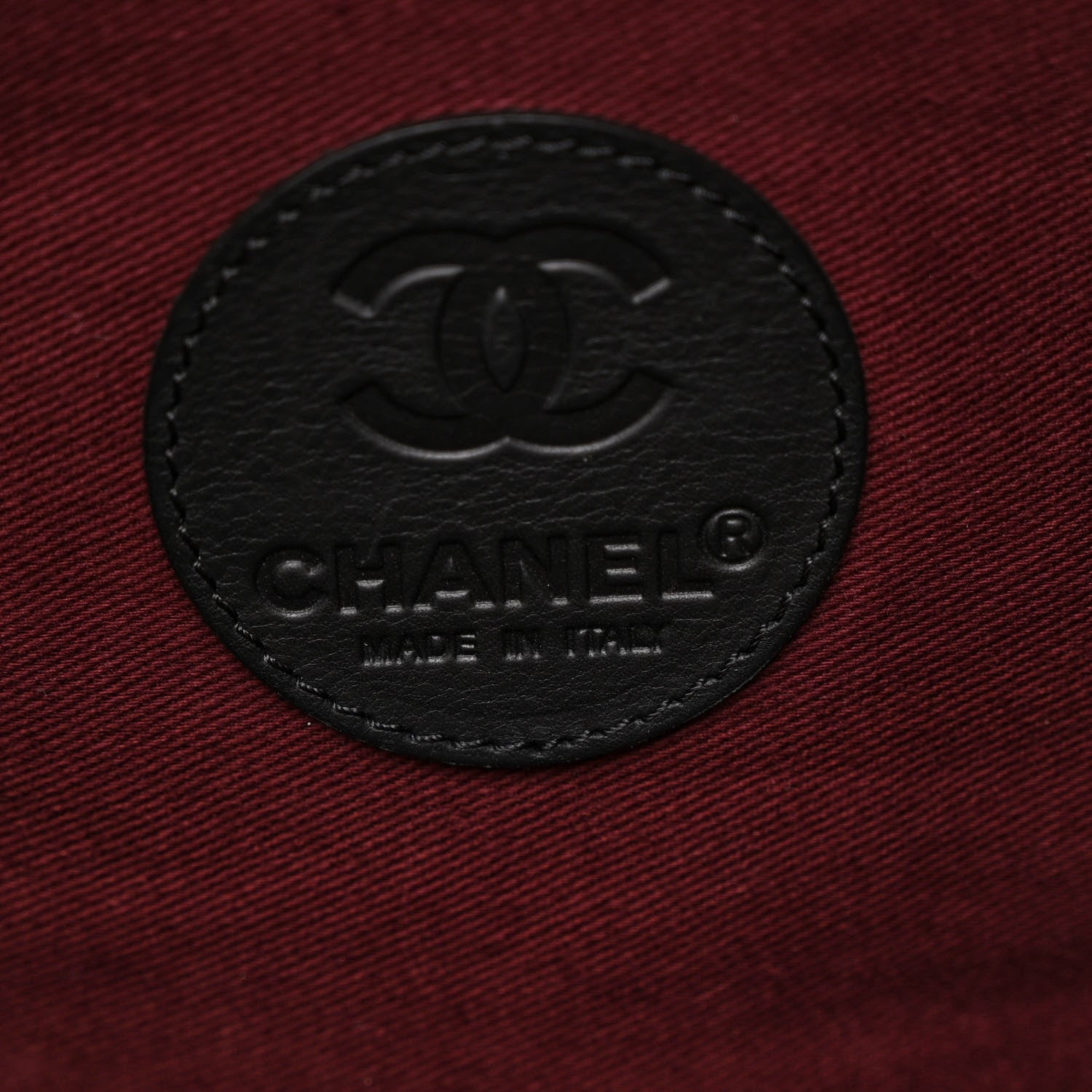 Chanel Coated Canvas Quilted Large Garment Travel Bag Black 6 of 10