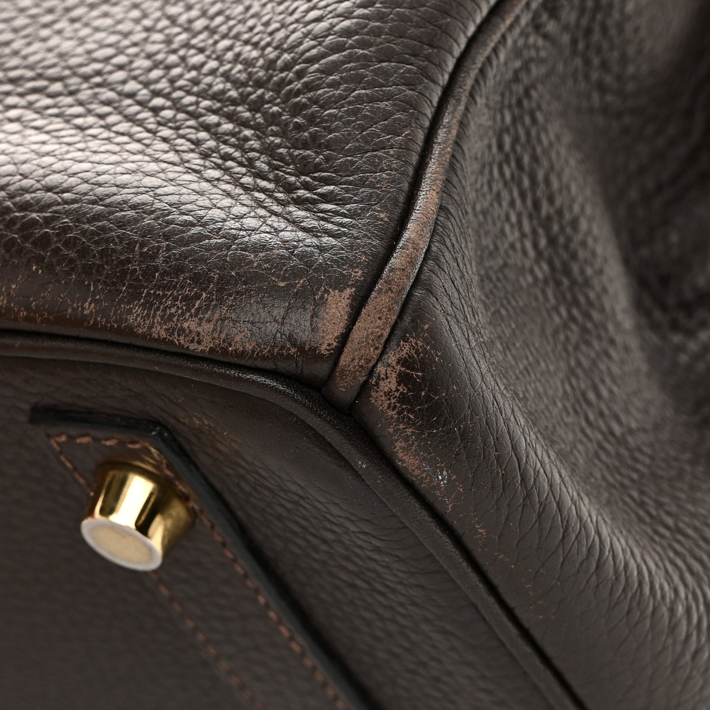 Taurillon Clemence Birkin 30 Chocolate