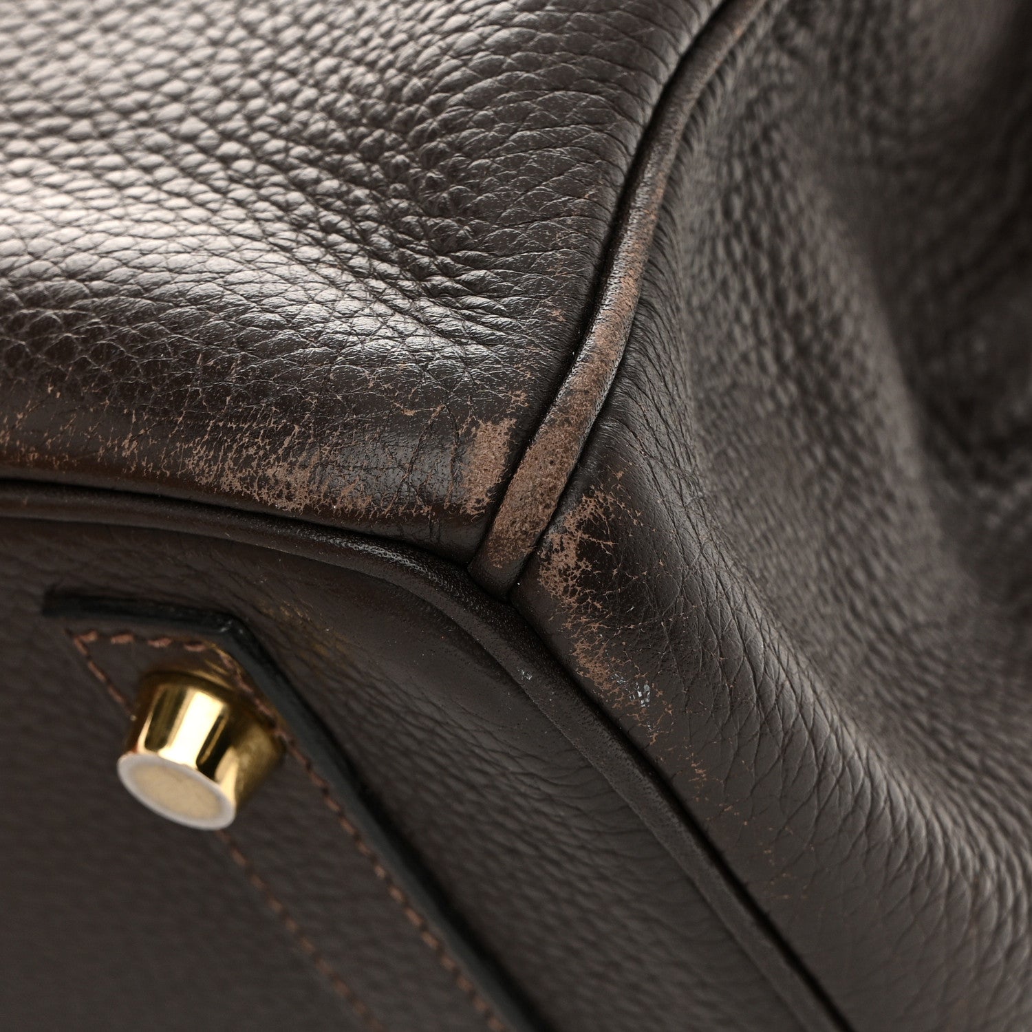 Hermes Taurillon Clemence Birkin 30 Chocolate 11 of 20