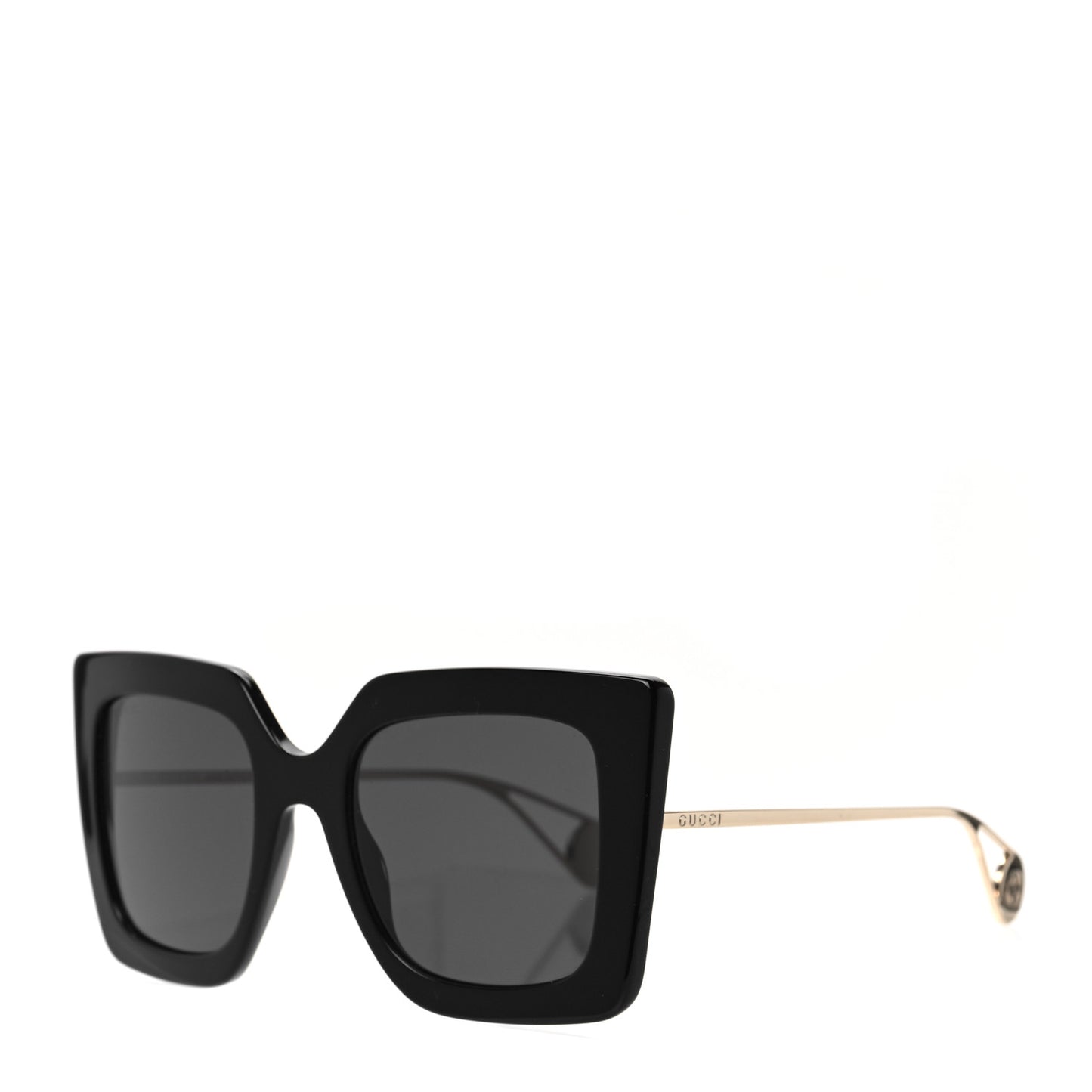 Acetate Oversize Square Frame GG0434S Sunglasses Black