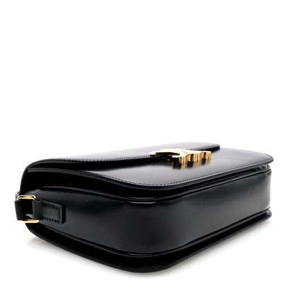 Celine Shiny Calfskin Medium Triomphe Black 4 of 9