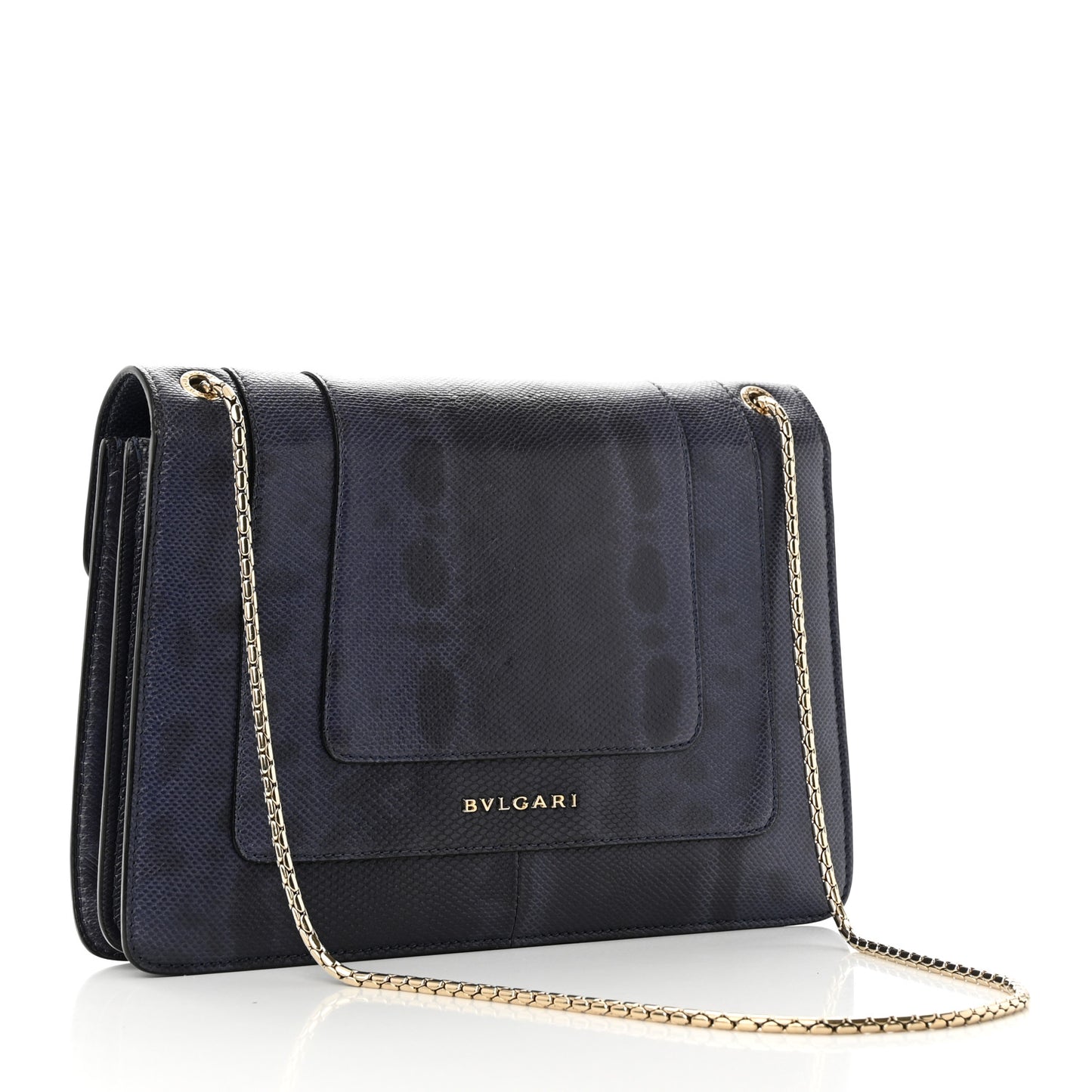 Karung Serpenti Forever Crossbody Navy Blue