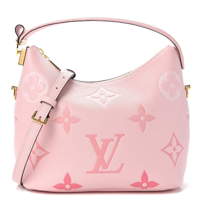 Louis Vuitton Empreinte Monogram Giant By The Pool Marshmallow Hobo PM Bouton De Rose 1 of 9