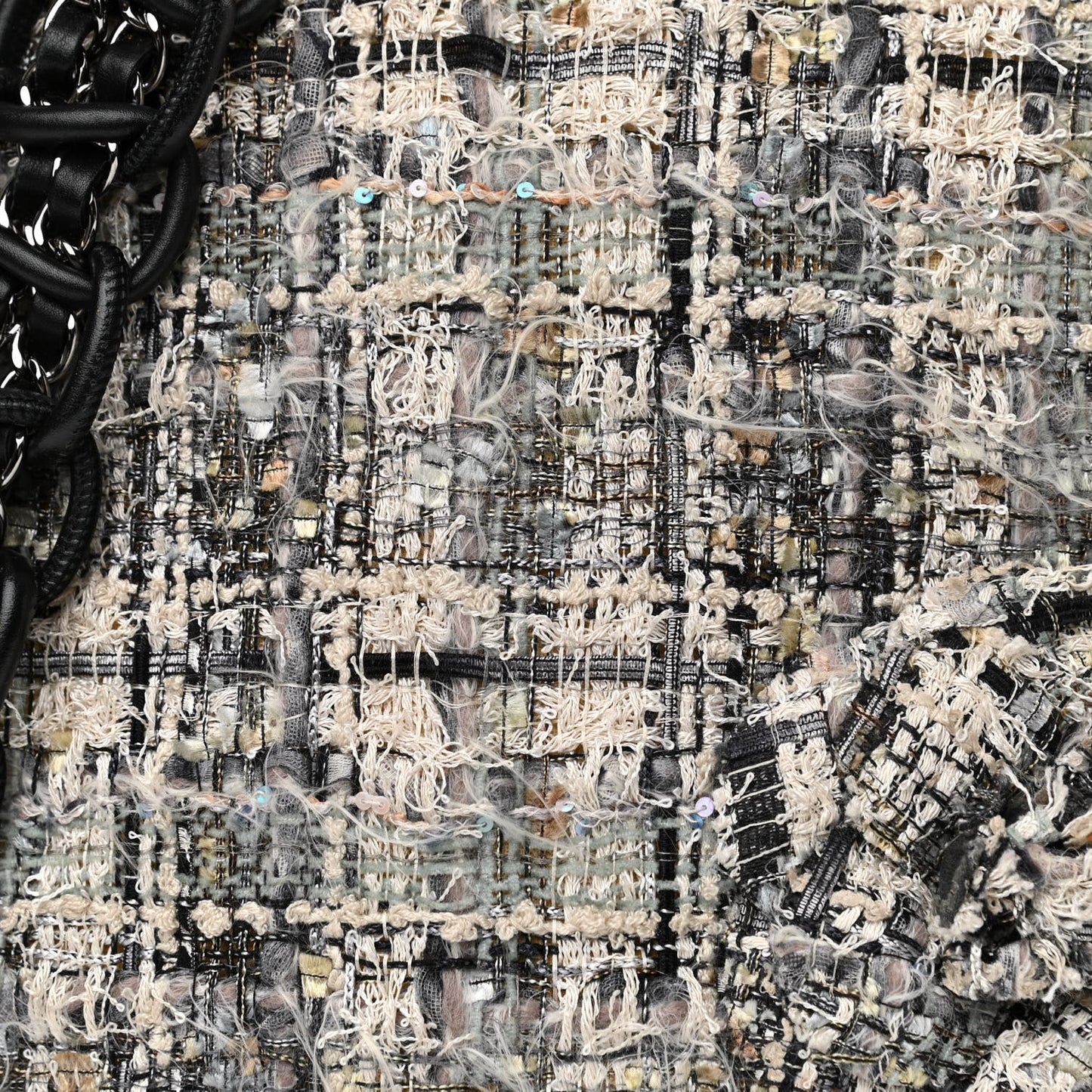 Tweed Camellia Messenger Multicolor