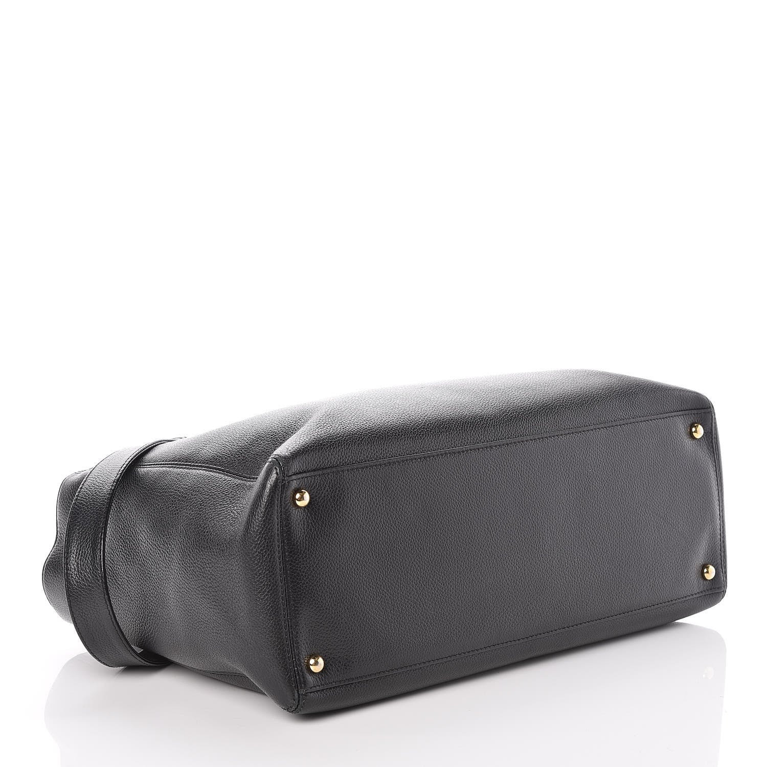 Chanel Calfskin Cerf Shopper Tote Black 4 of 9