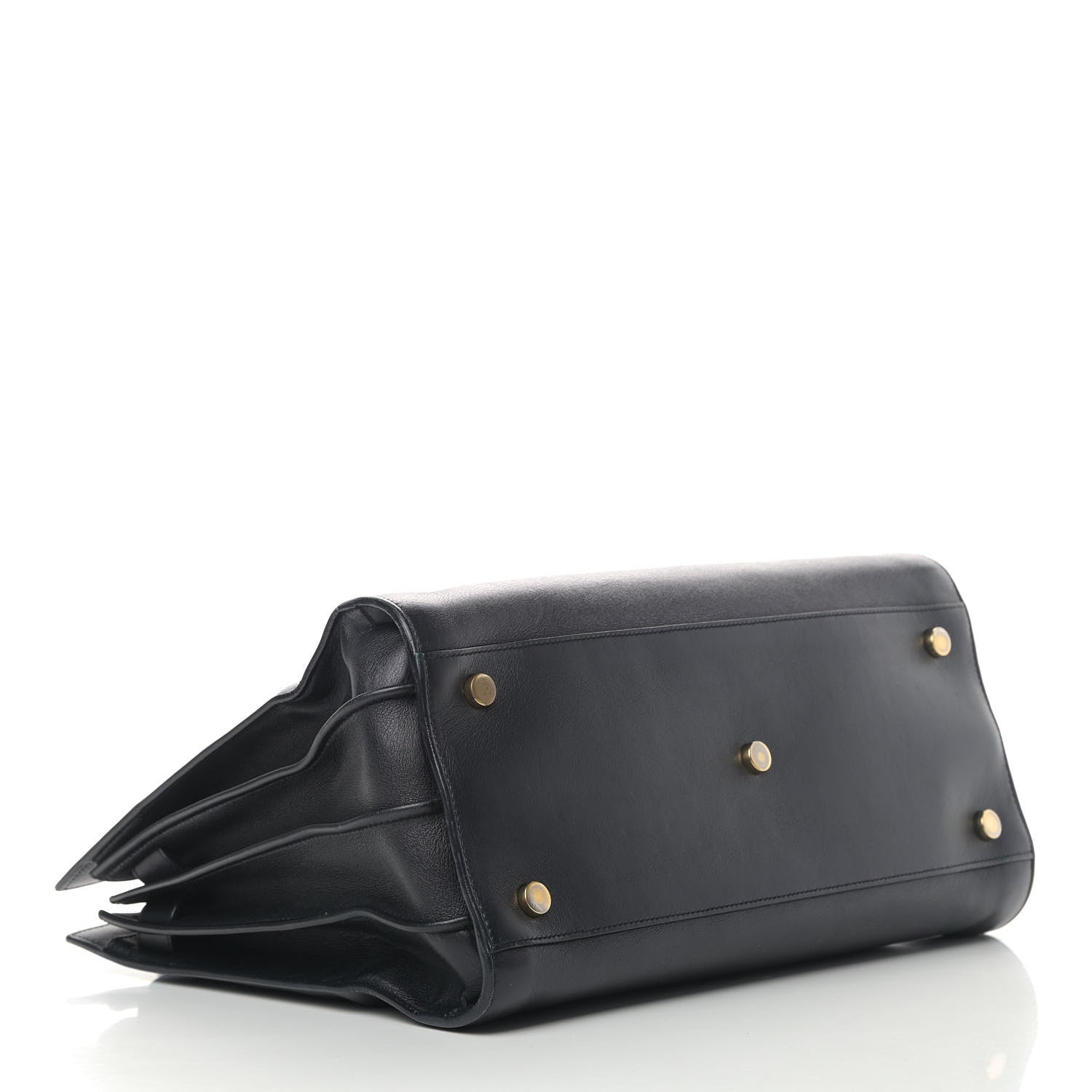 Saint Laurent Calfskin Small Sac De Jour Marine Black 3 of 9
