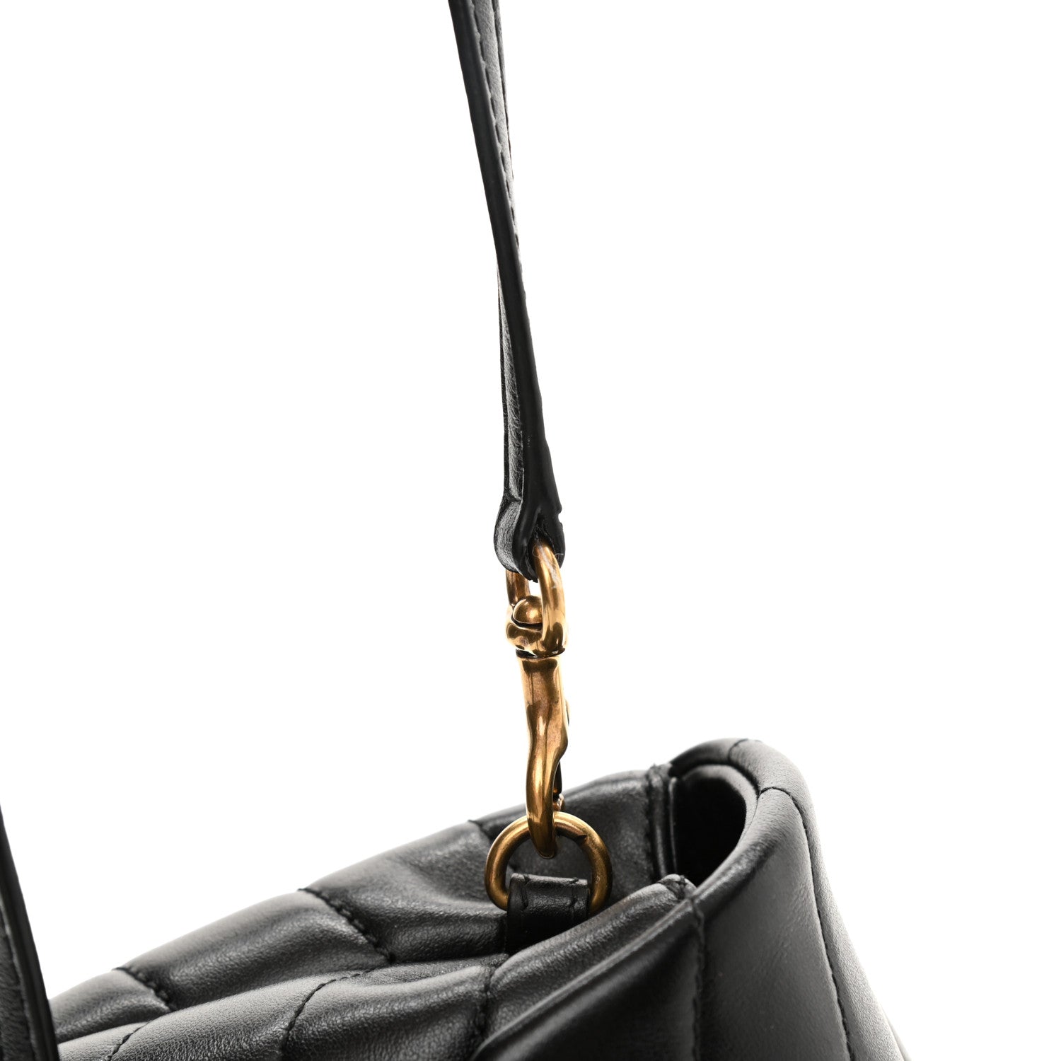 Saint Laurent Calfskin Y Quilted Monogram Toy Loulou Crossbody Bag Black 10 of 10
