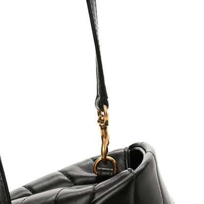 Saint Laurent Calfskin Y Quilted Monogram Toy Loulou Crossbody Bag Black 10 of 10
