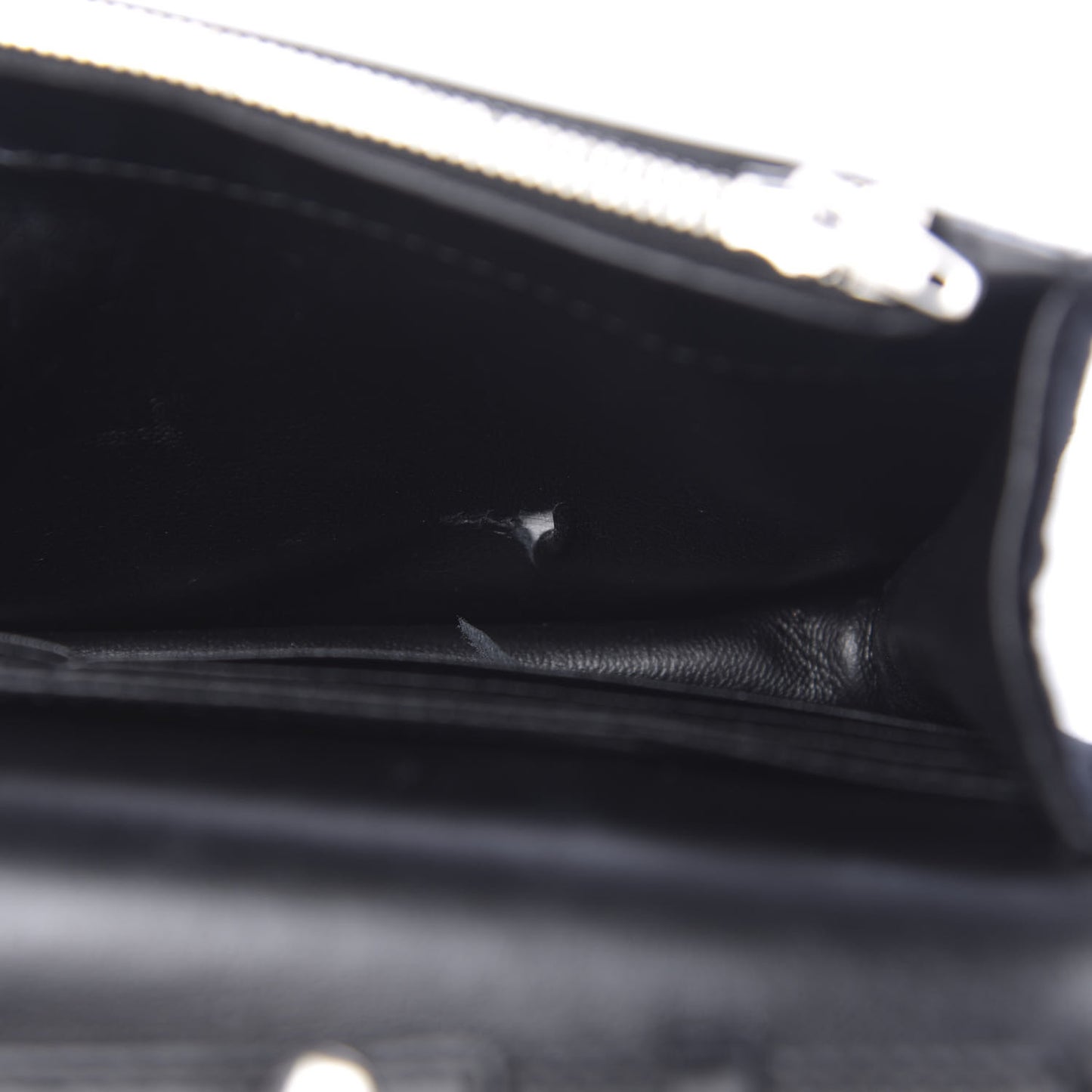 Velvet Crystal I Love Paris BB Wallet On Chain Black