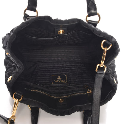 Prada Tessuto Nylon Gaufre Tote Nero Black 6 of 9