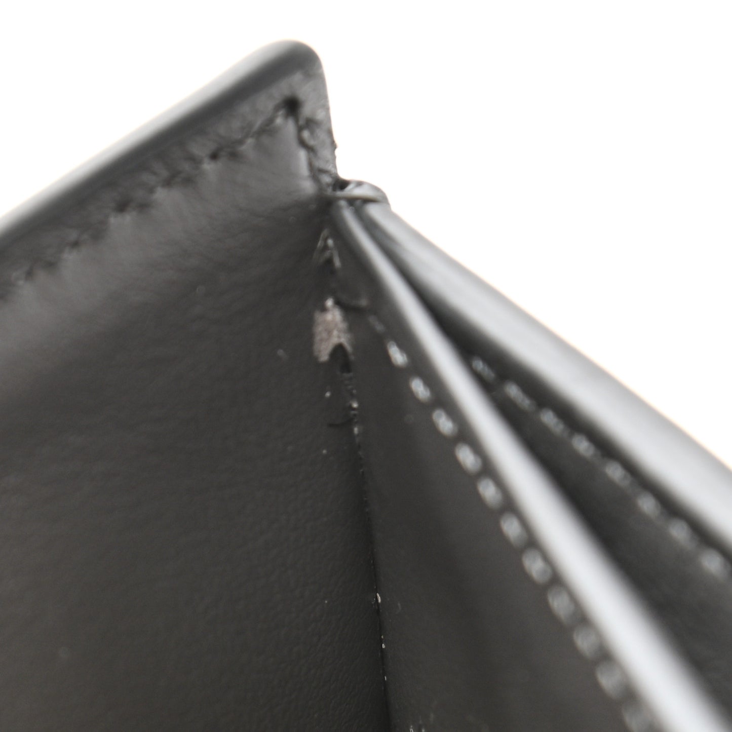 Grained Calfskin Medium Multifunction Strap Wallet Pebble