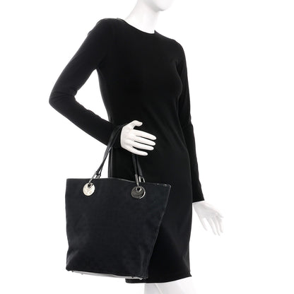 Gucci Monogram Large Eclipse Tote Black 2 of 7