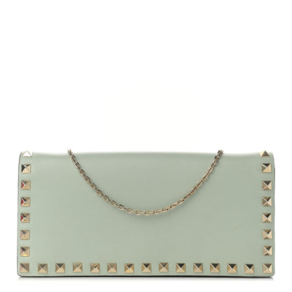 Valentino Garavani Vitello Watercolor Chain Crossbody Bag Rose Green Yellow Sky 1 of 10