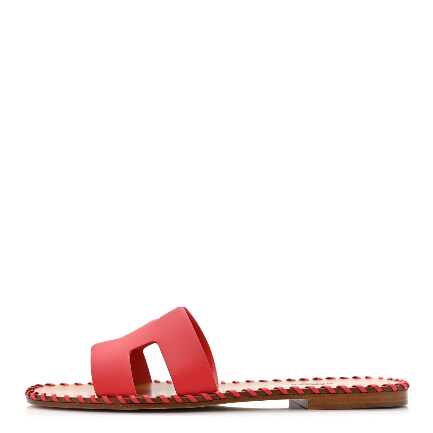 Box Calfskin Braided Oran Sandals 39 Rouge Grenadine
