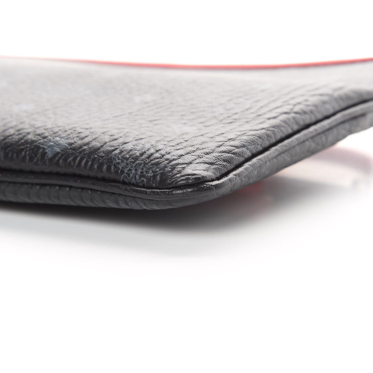 MCM Visetos Crossbody Pouch Black Red 10 of 10
