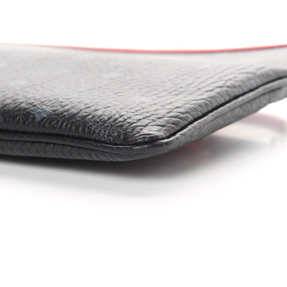 MCM Visetos Crossbody Pouch Black Red 10 of 10