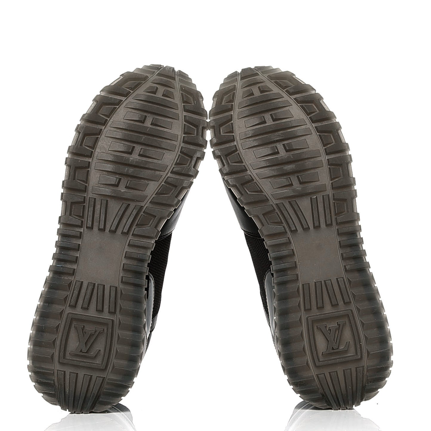 Calfskin Run Away Sneakers 36 Black