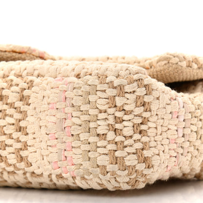 Chanel Tweed Chain Braid Small Single Flap Beige White 11 of 11