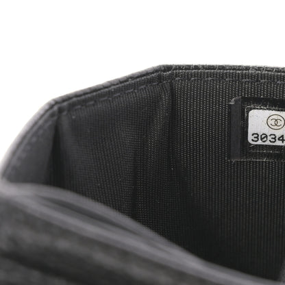 Chanel Caviar Quilted Boy Card Holder Black 7 of 8