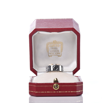Cartier 18K White Gold 7mm Astro LOVE Ring 50 5.25 7 of 7