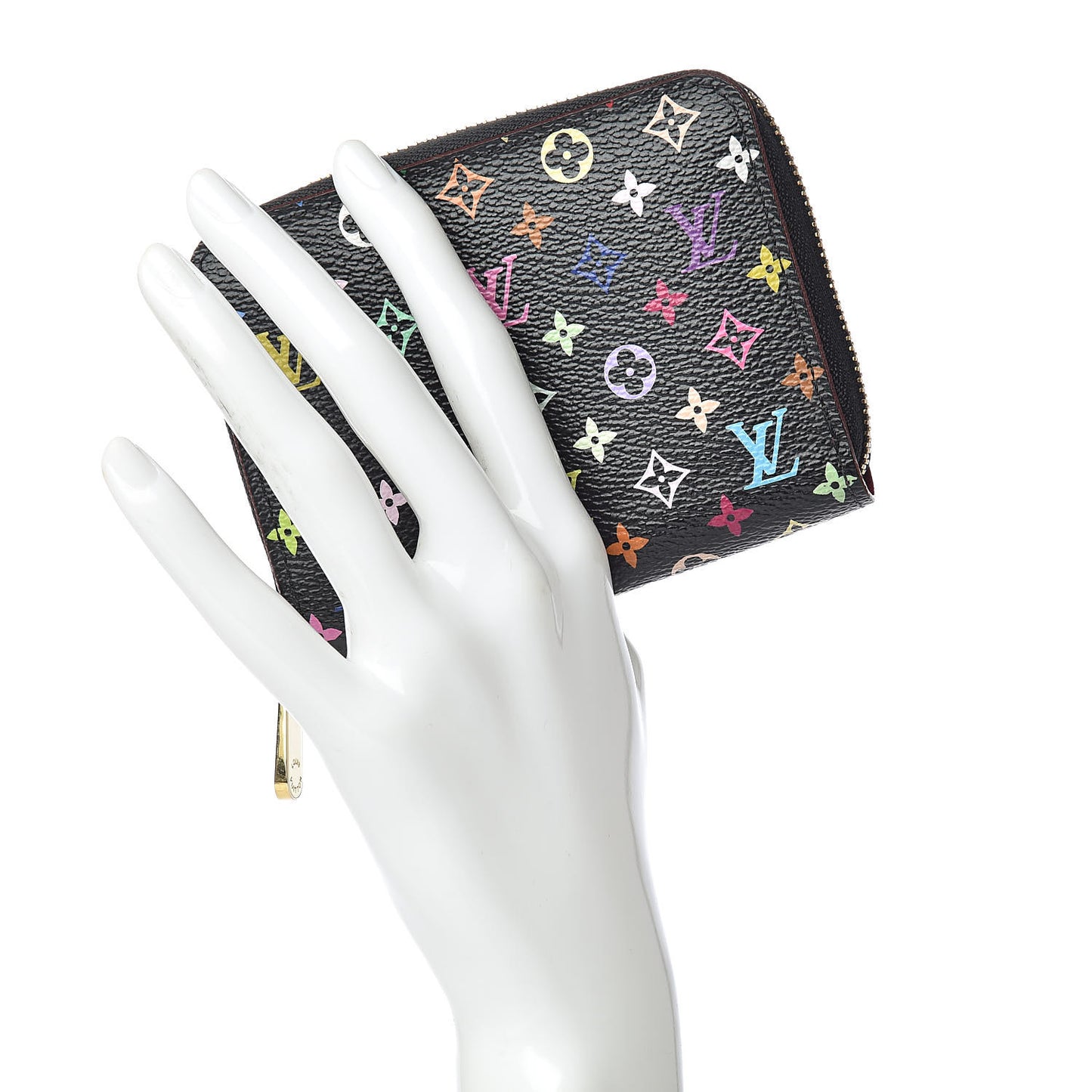 Monogram Multicolor Zippy Coin Purse Black Grenade