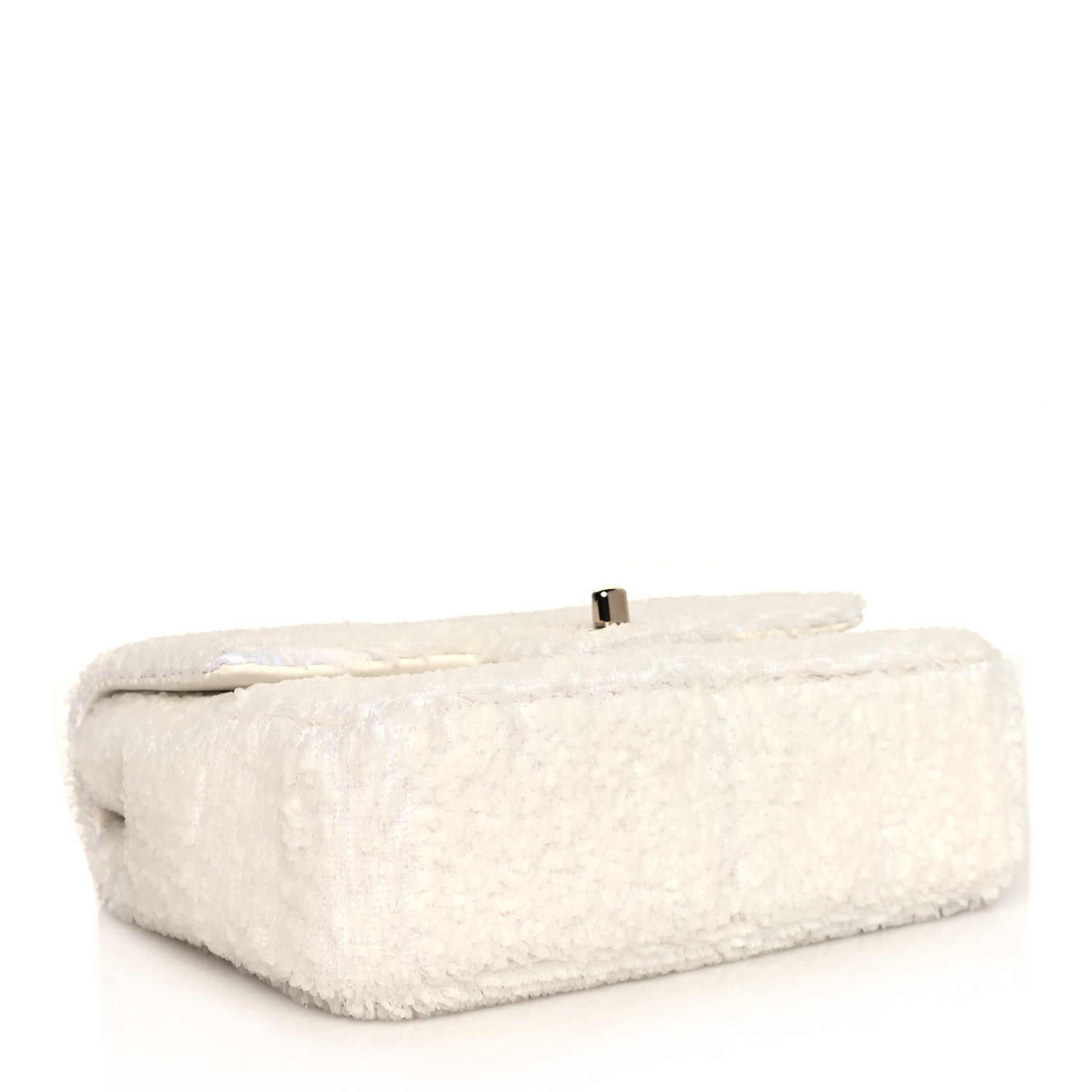 Chanel Sequin Mini Rectangular Flap White 4 of 10