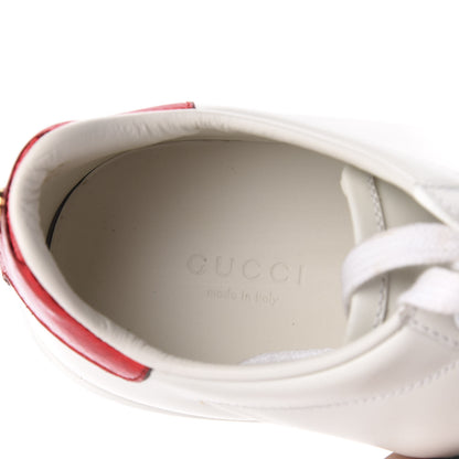 Gucci Calfskin Web Pearl Studded Womens Ace Sneakers 38 White 8 of 14