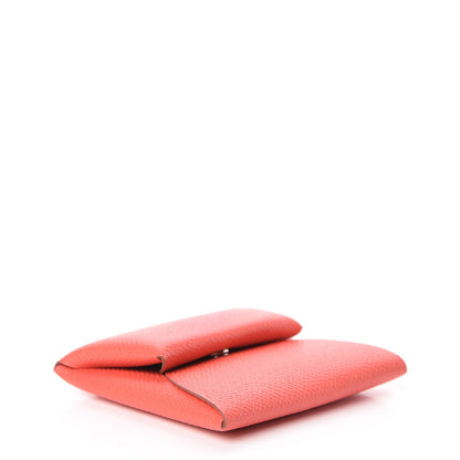 Hermes Epsom Bastia Coin Purse Rose Jaipur 4 of 9