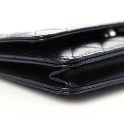 Chanel Caviar Quilted Wallet On Chain WOC Black 5 of 11
