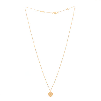 Van Cleef & Arpels 18K Rose Gold Sweet Alhambra Pendant Necklace 3 of 6
